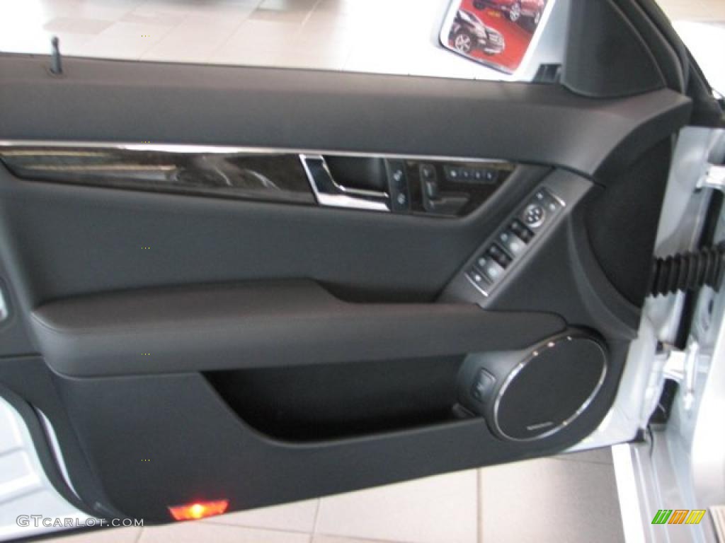 2011 Mercedes-Benz C 63 AMG Black Door Panel Photo #39134215