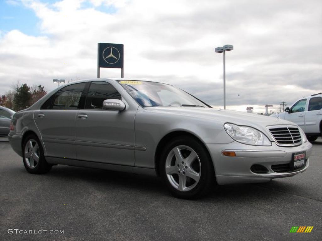 2004 S 500 Sedan - Brilliant Silver Metallic / Black photo #2