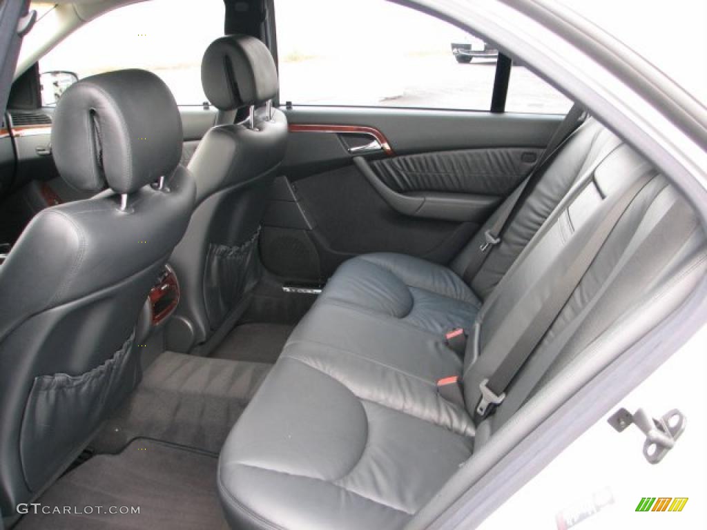 Black Interior 2004 Mercedes-Benz S 500 Sedan Photo #39134285