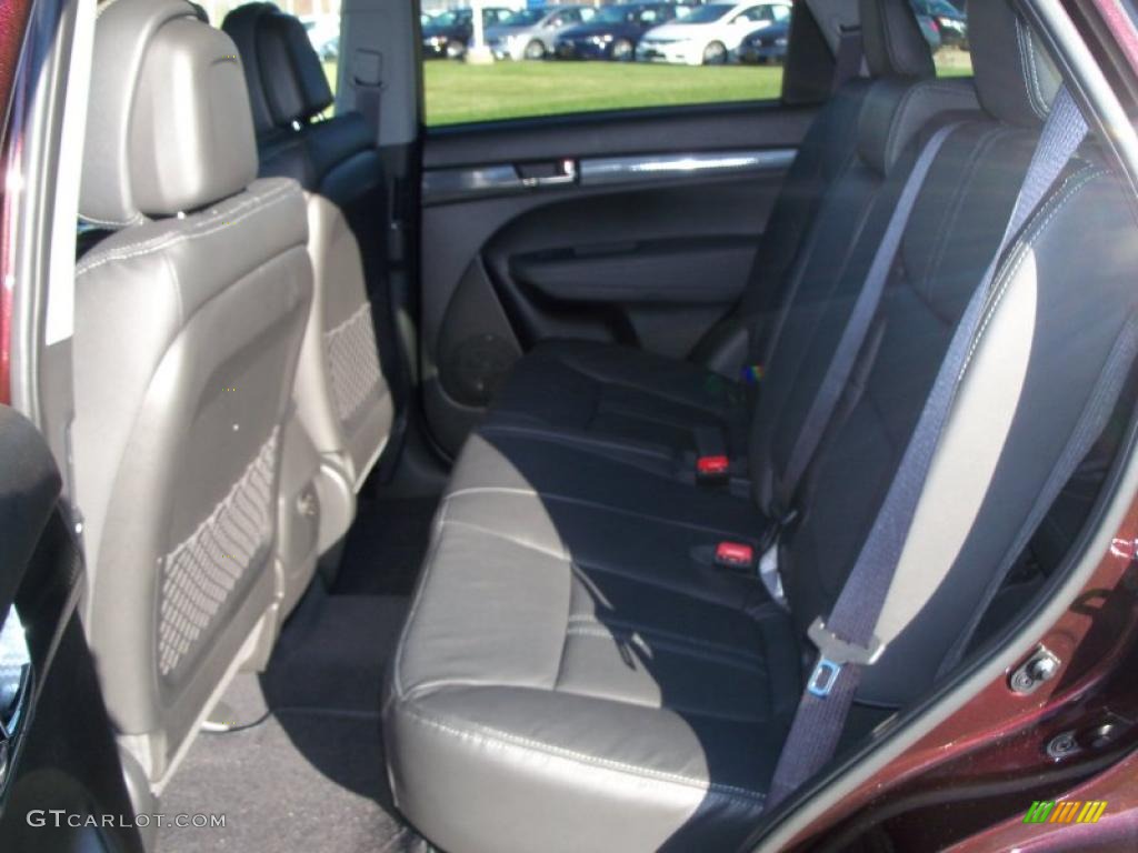 Black Interior 2011 Kia Sorento SX V6 AWD Photo #39134707