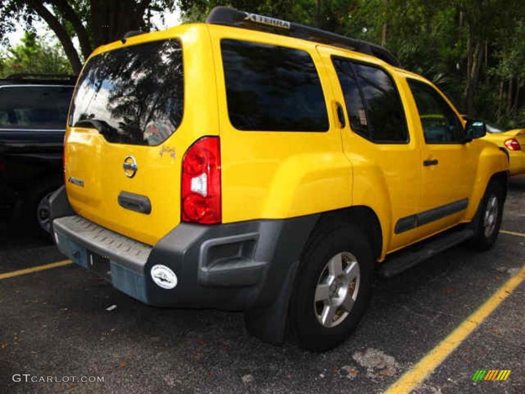 2006 Xterra X - Solar Yellow / Steel/Graphite photo #2