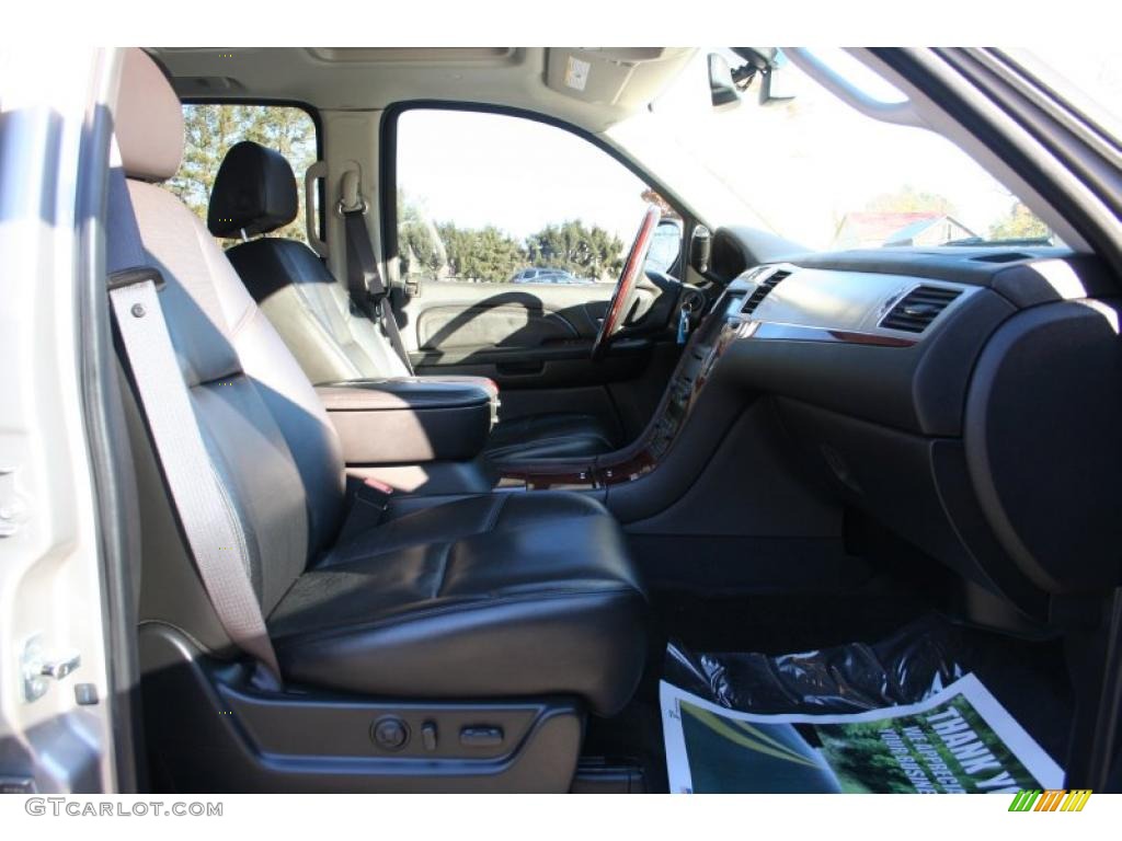 Ebony Interior 2008 Cadillac Escalade EXT AWD Photo #39135745