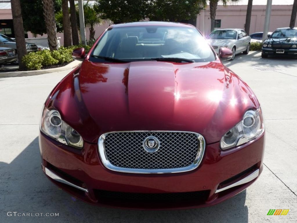 Claret Red Metallic 2010 Jaguar XF Premium Sport Sedan Exterior Photo #39136354