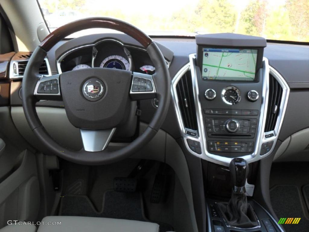 2011 Cadillac SRX FWD Shale/Brownstone Dashboard Photo #39136410