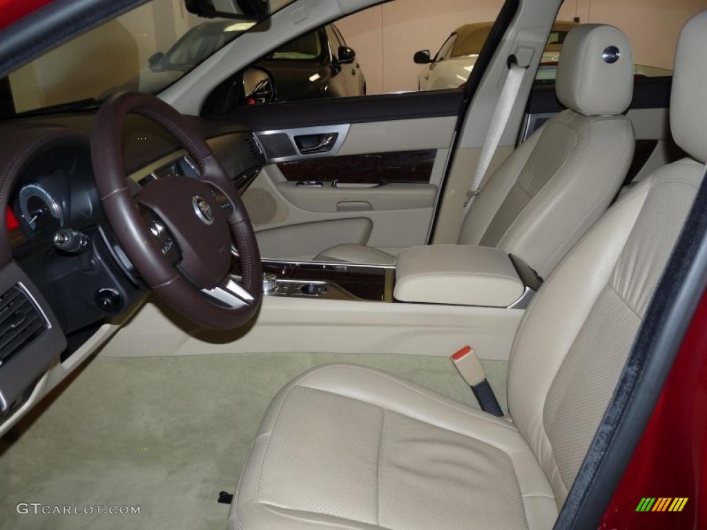 Barley Interior 2010 Jaguar XF Premium Sport Sedan Photo #39136666