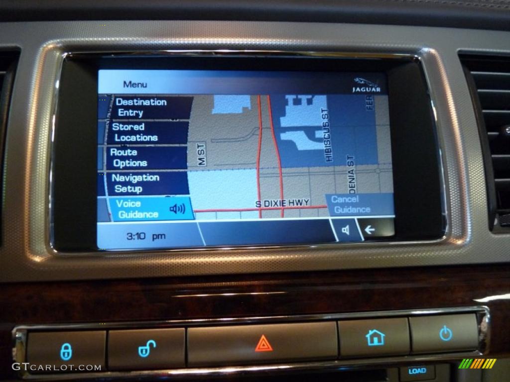 2010 Jaguar XF Premium Sport Sedan Navigation Photo #39136962