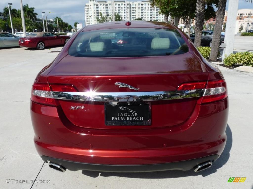 Claret Red Metallic 2010 Jaguar XF Premium Sport Sedan Exterior Photo #39137190