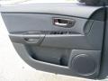 Black 2008 Mazda MAZDA3 i Touring Sedan Door Panel