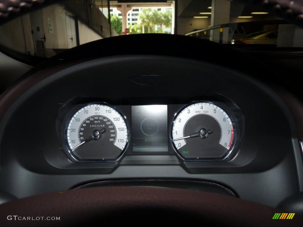 2010 Jaguar XF Premium Sport Sedan Gauges Photo #39137762
