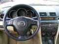 Beige 2004 Mazda MAZDA3 i Sedan Dashboard