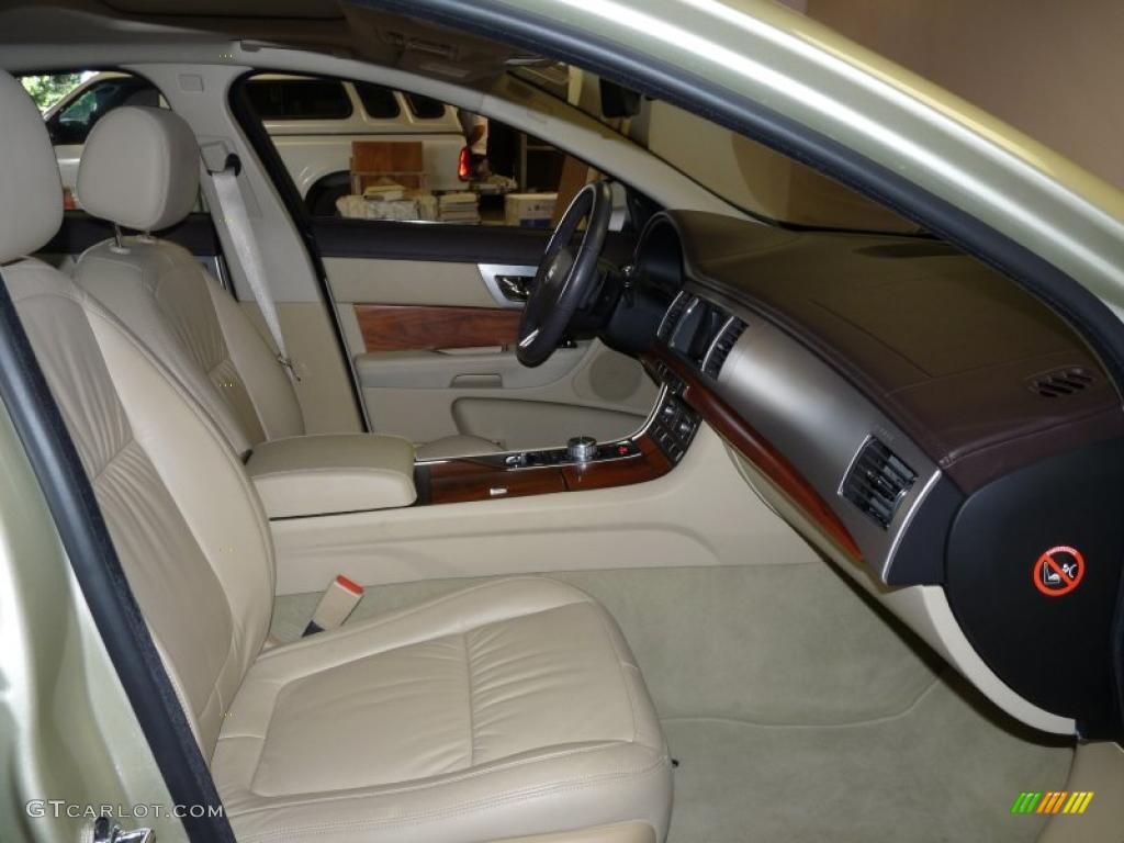 Barley/Truffle Interior 2009 Jaguar XF Luxury Photo #39138242
