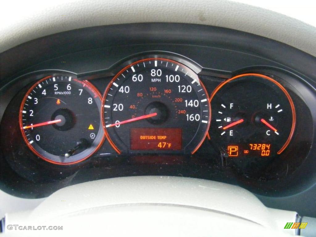 2008 Nissan Altima 2.5 S Gauges Photo #39138350