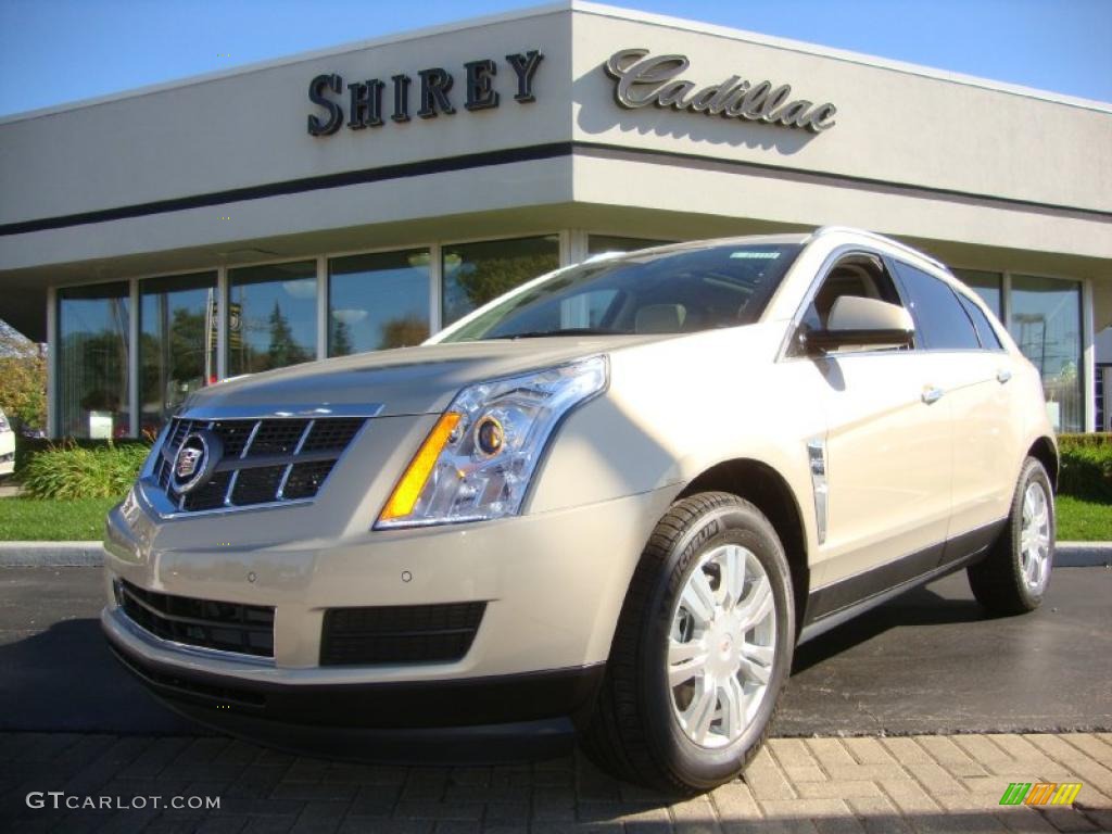 2011 SRX 4 V6 AWD - Gold Mist Metallic / Shale/Brownstone photo #1