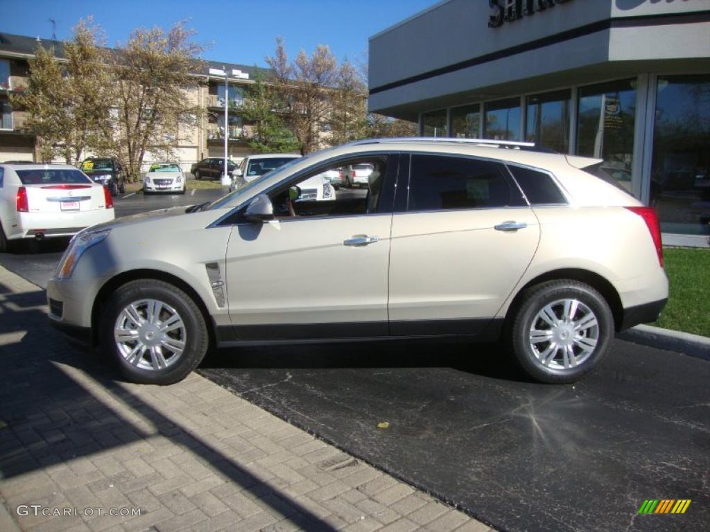 2011 SRX 4 V6 AWD - Gold Mist Metallic / Shale/Brownstone photo #7