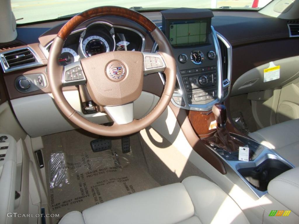 Shale/Brownstone Interior 2011 Cadillac SRX 4 V6 AWD Photo #39138718