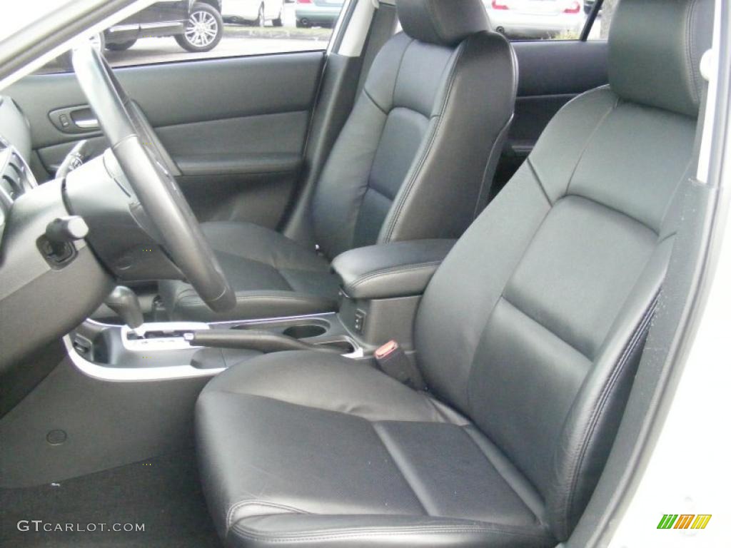 Black Interior 2008 Mazda MAZDA6 i Grand Touring Sedan Photo #39138722