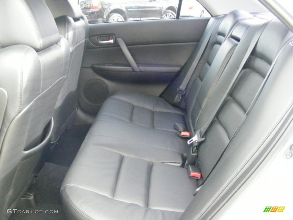 Black Interior 2008 Mazda MAZDA6 i Grand Touring Sedan Photo #39138746