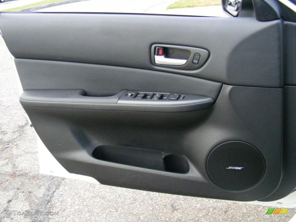 2008 Mazda MAZDA6 i Grand Touring Sedan Black Door Panel Photo #39138966