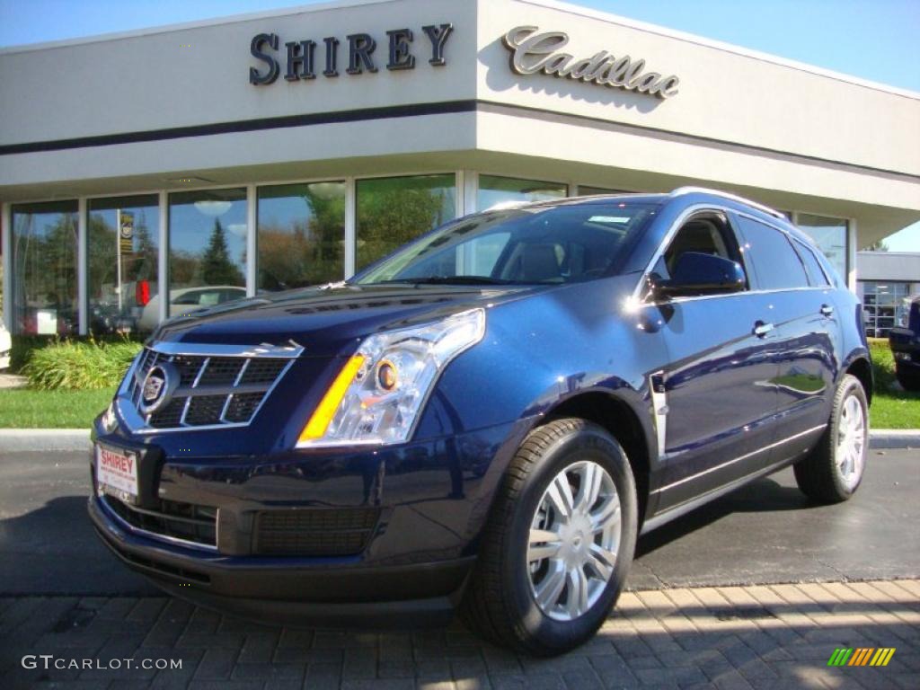 Imperial Blue Metallic Cadillac SRX