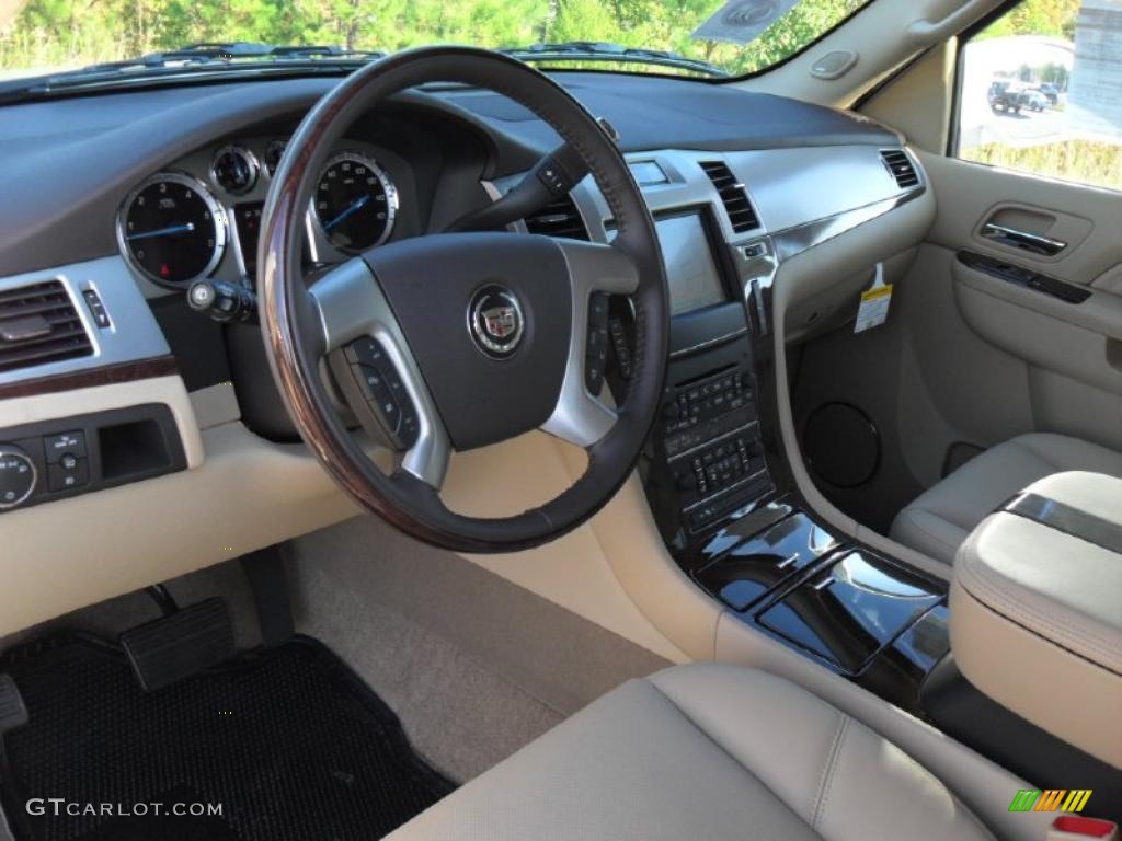 Cashmere/Cocoa Interior 2011 Cadillac Escalade Luxury AWD Photo #39139578