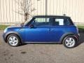 2008 Lightning Blue Metallic Mini Cooper Hardtop  photo #2