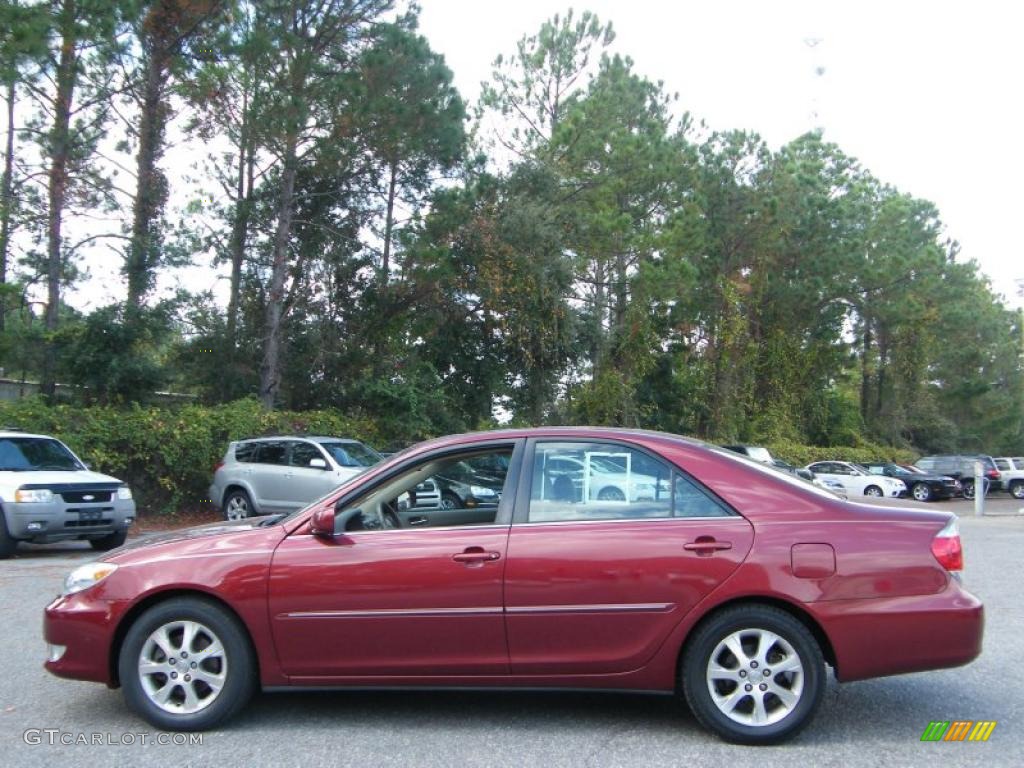 Salsa Red Pearl 2005 Toyota Camry XLE V6 Exterior Photo #39140846