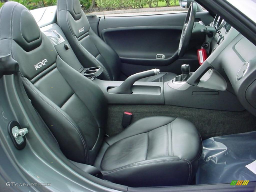 Ebony Interior 2007 Pontiac Solstice GXP Roadster Photo #39141414