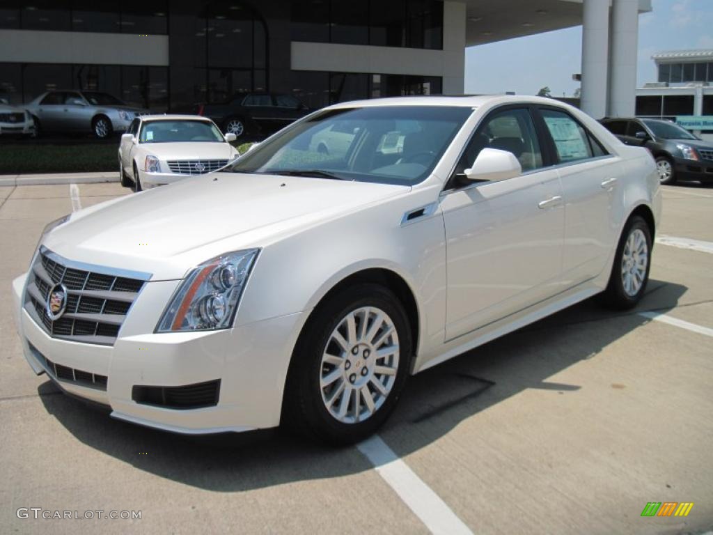 White Diamond Tricoat 2011 Cadillac CTS 3.0 Sedan Exterior Photo #39141538
