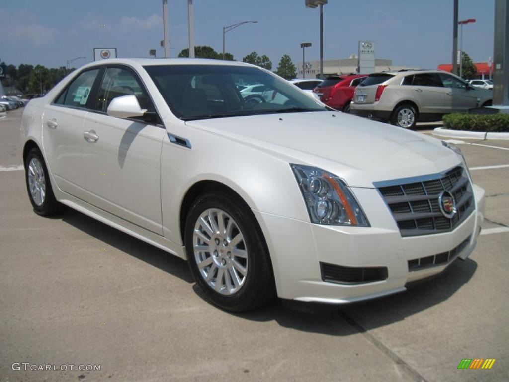White Diamond Tricoat 2011 Cadillac CTS 3.0 Sedan Exterior Photo #39141546