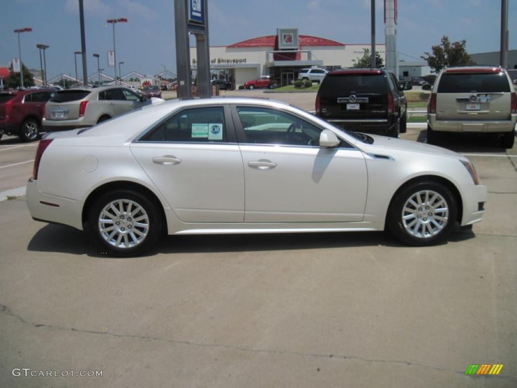 White Diamond Tricoat 2011 Cadillac CTS 3.0 Sedan Exterior Photo #39141570