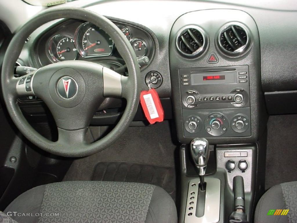 2007 Pontiac G6 V6 Sedan Ebony Dashboard Photo #39142022