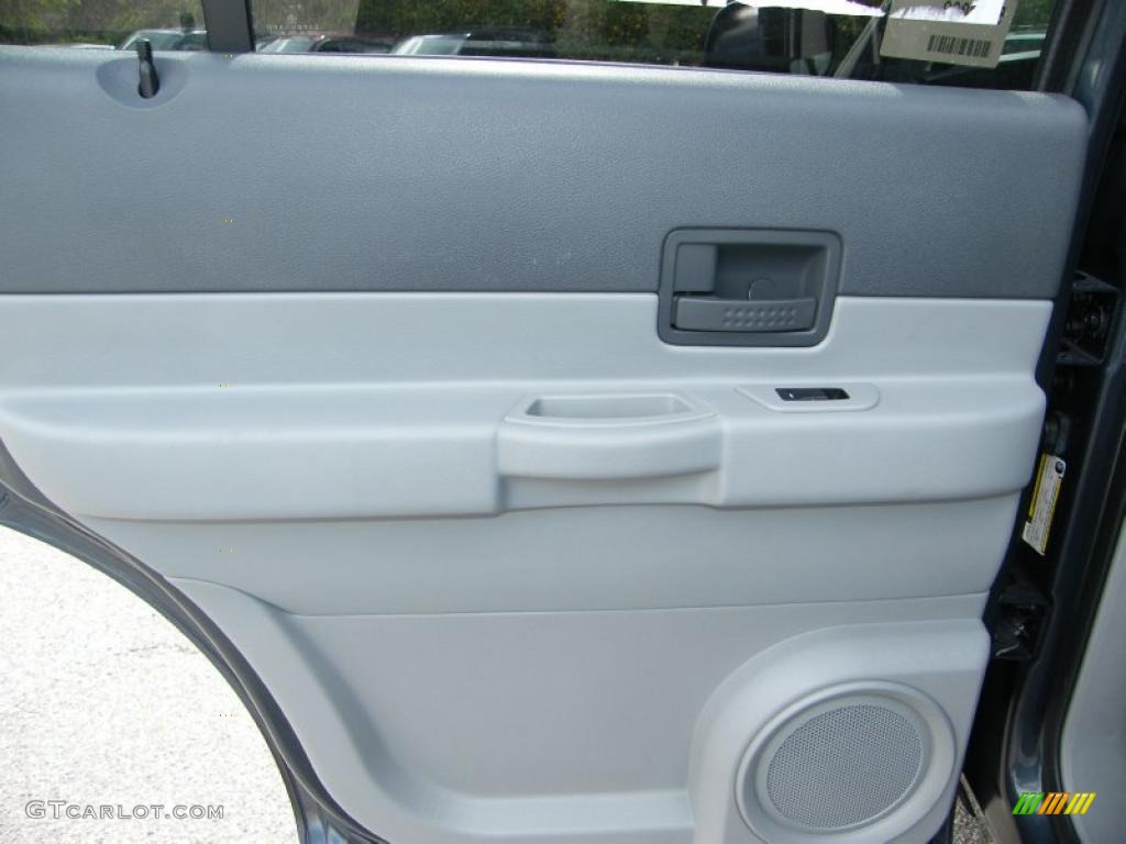 2008 Dodge Durango SXT Dark/Light Slate Gray Door Panel Photo #39142086
