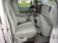 Medium Flint 2010 Ford E Series Van E350 XLT Passenger Interior Color
