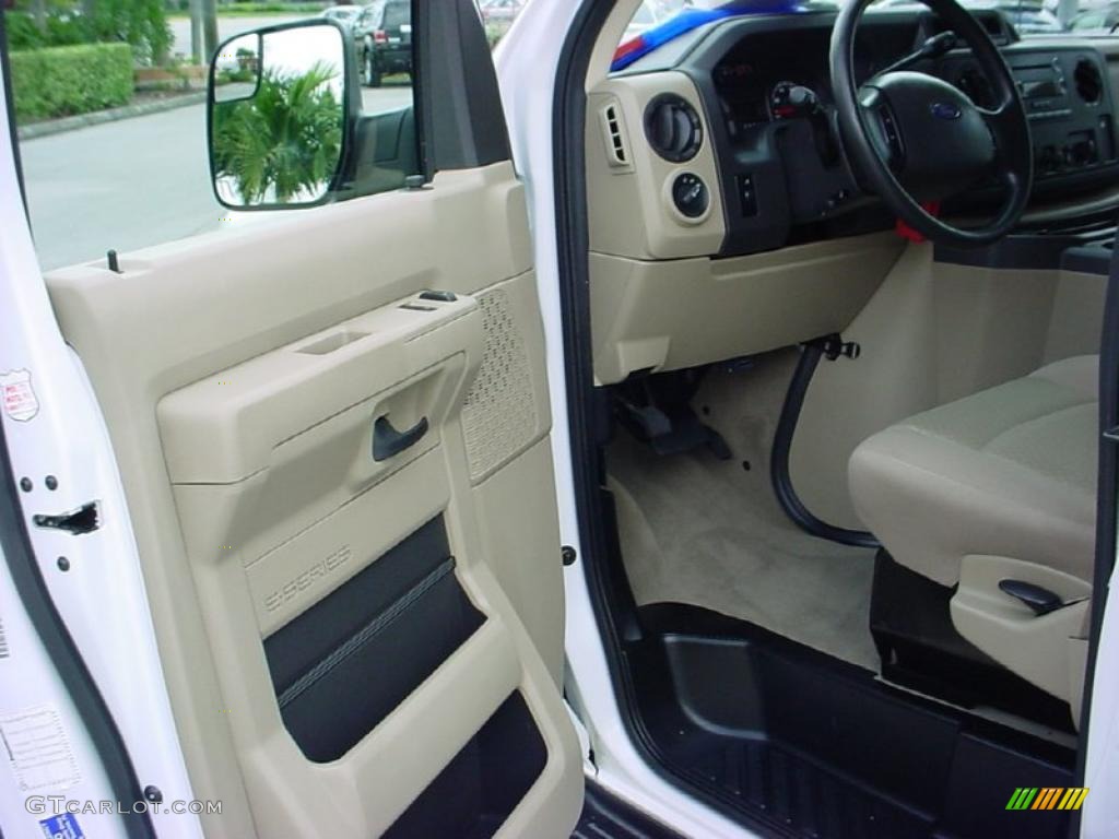 Medium Pebble Interior 2010 Ford E Series Van E350 XLT Passenger Photo #39143186