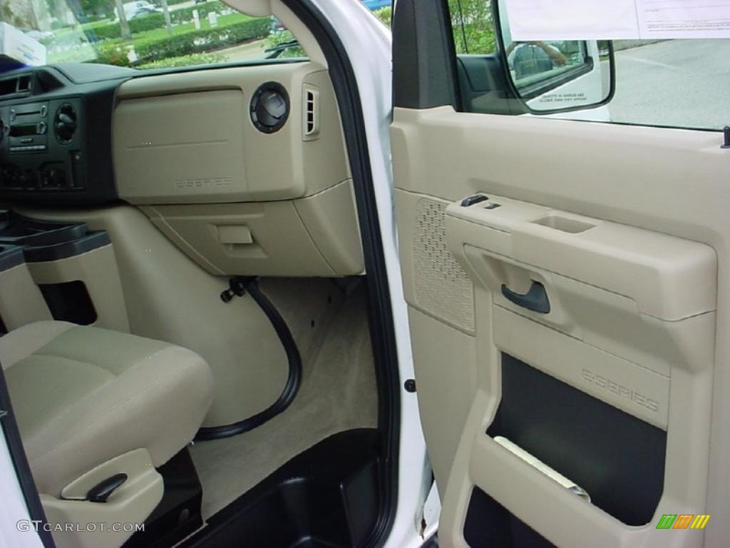 Medium Pebble Interior 2010 Ford E Series Van E350 XLT Passenger Photo #39143230