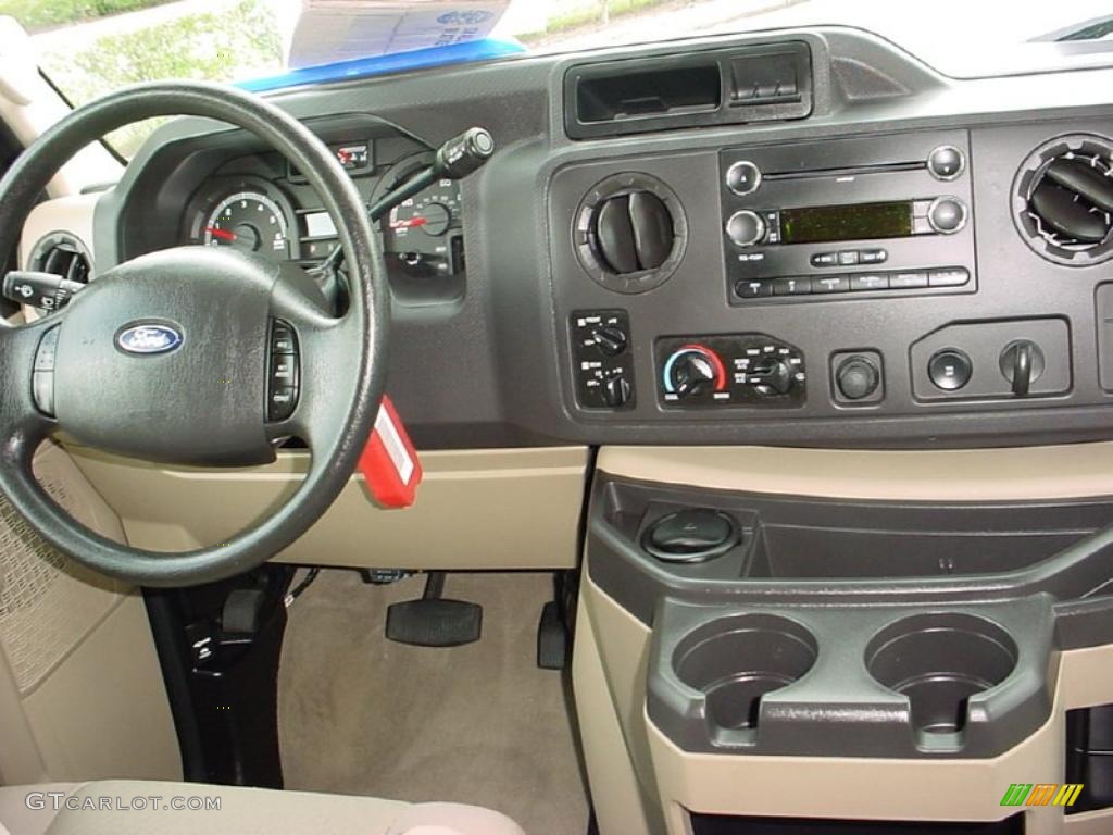 2010 Ford E Series Van E350 XLT Passenger Medium Pebble Dashboard Photo #39143318