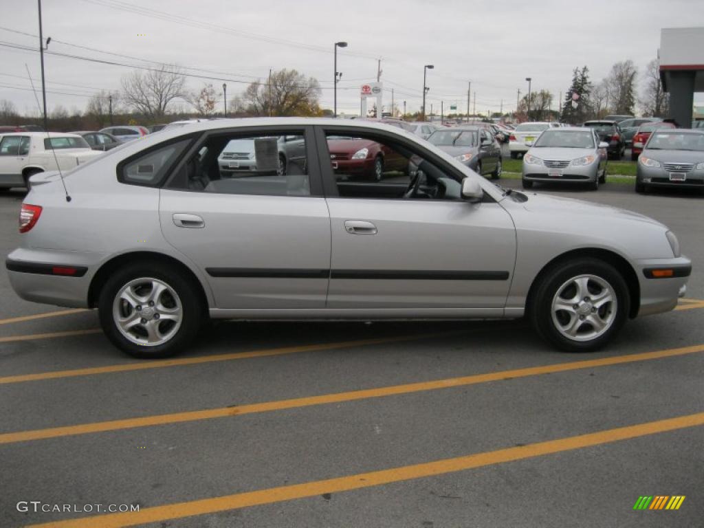 Sterling Silver 2004 Hyundai Elantra GT Hatchback Exterior Photo #39143714
