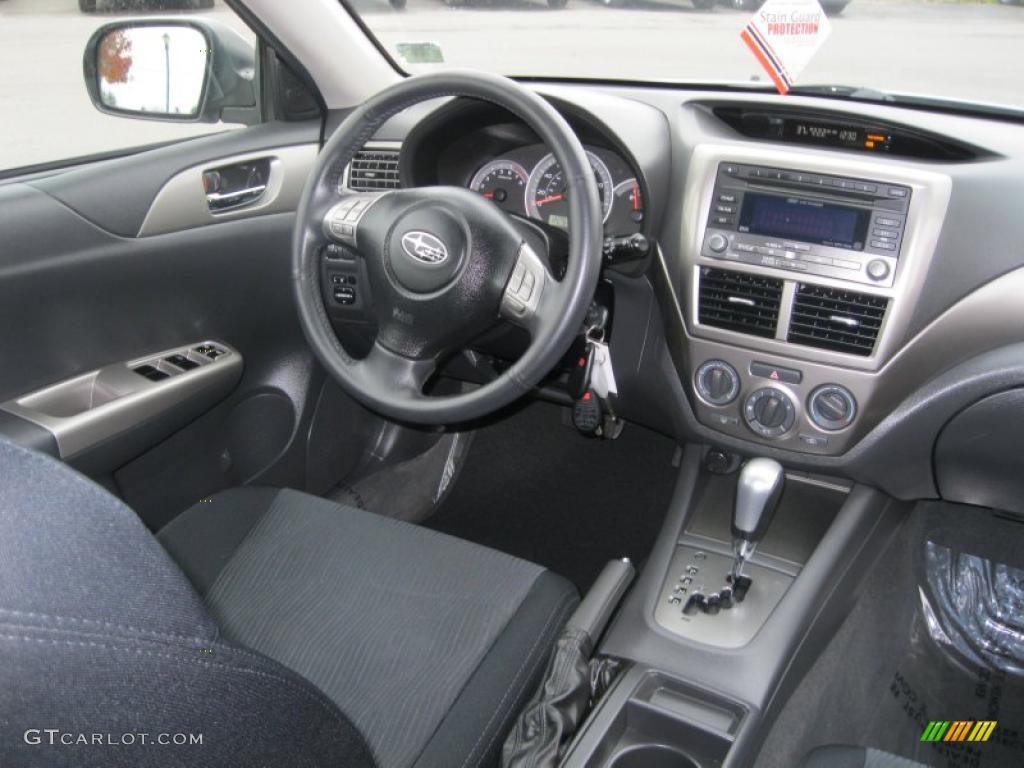 2008 Subaru Impreza Outback Sport Wagon Carbon Black Dashboard Photo #39144434