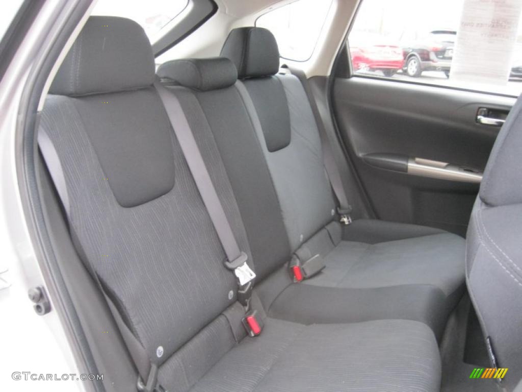 Carbon Black Interior 2008 Subaru Impreza Outback Sport Wagon Photo #39144466