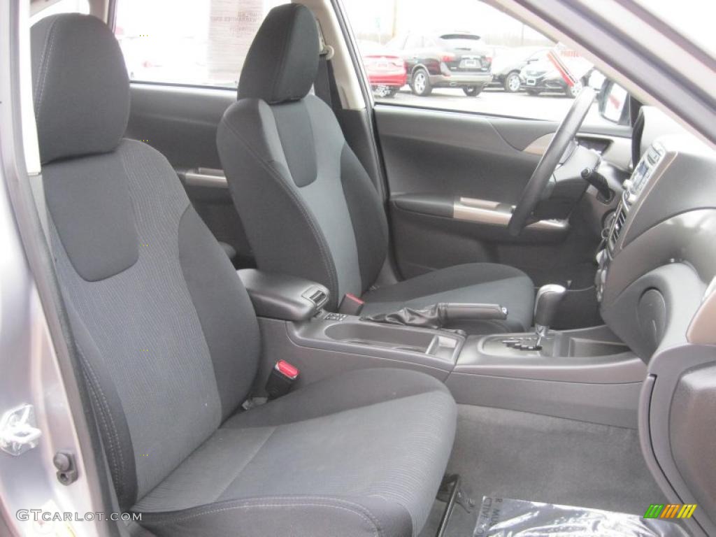 Carbon Black Interior 2008 Subaru Impreza Outback Sport Wagon Photo #39144614