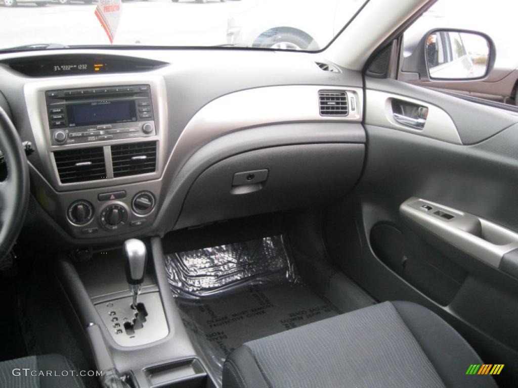 2008 Subaru Impreza Outback Sport Wagon Carbon Black Dashboard Photo #39144634
