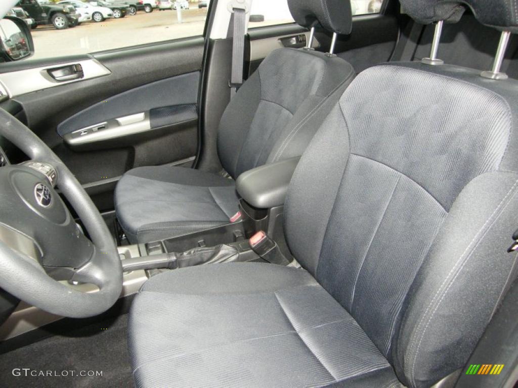 Black Interior 2010 Subaru Forester 2.5 X Photo #39145114