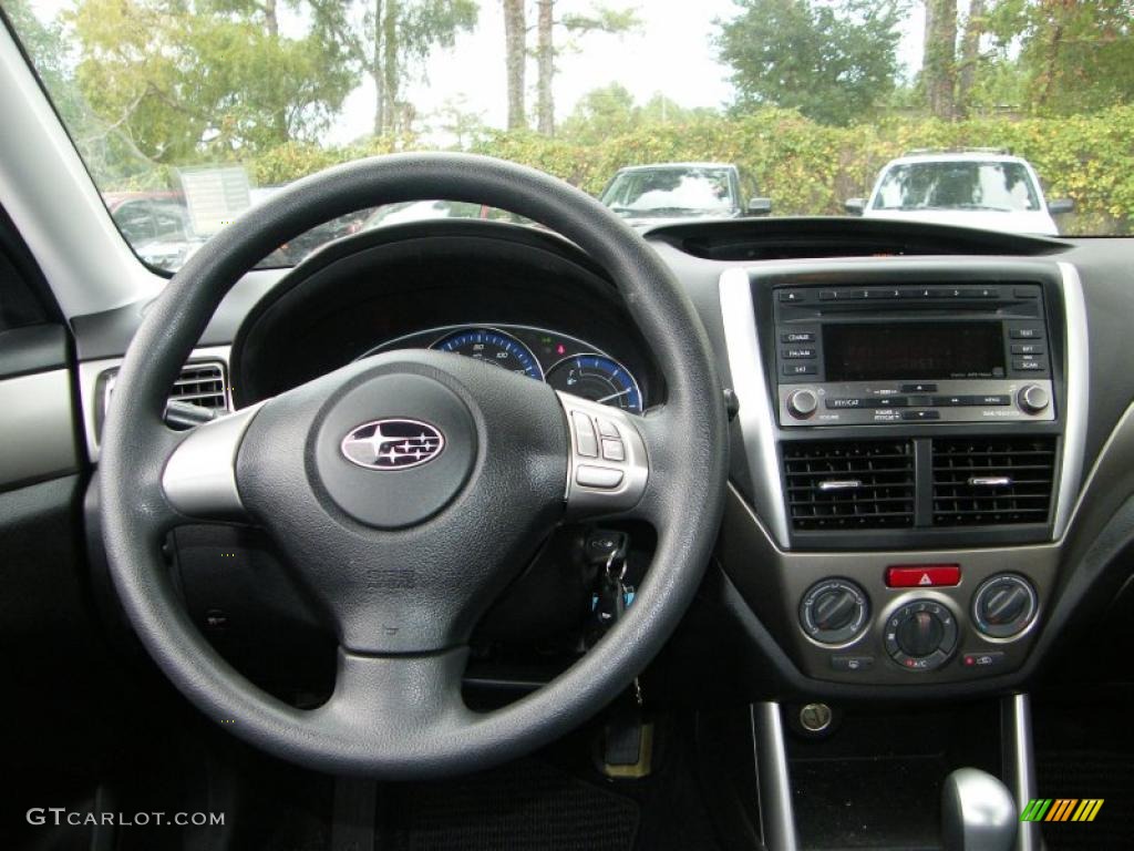 2010 Subaru Forester 2.5 X Black Dashboard Photo #39145150