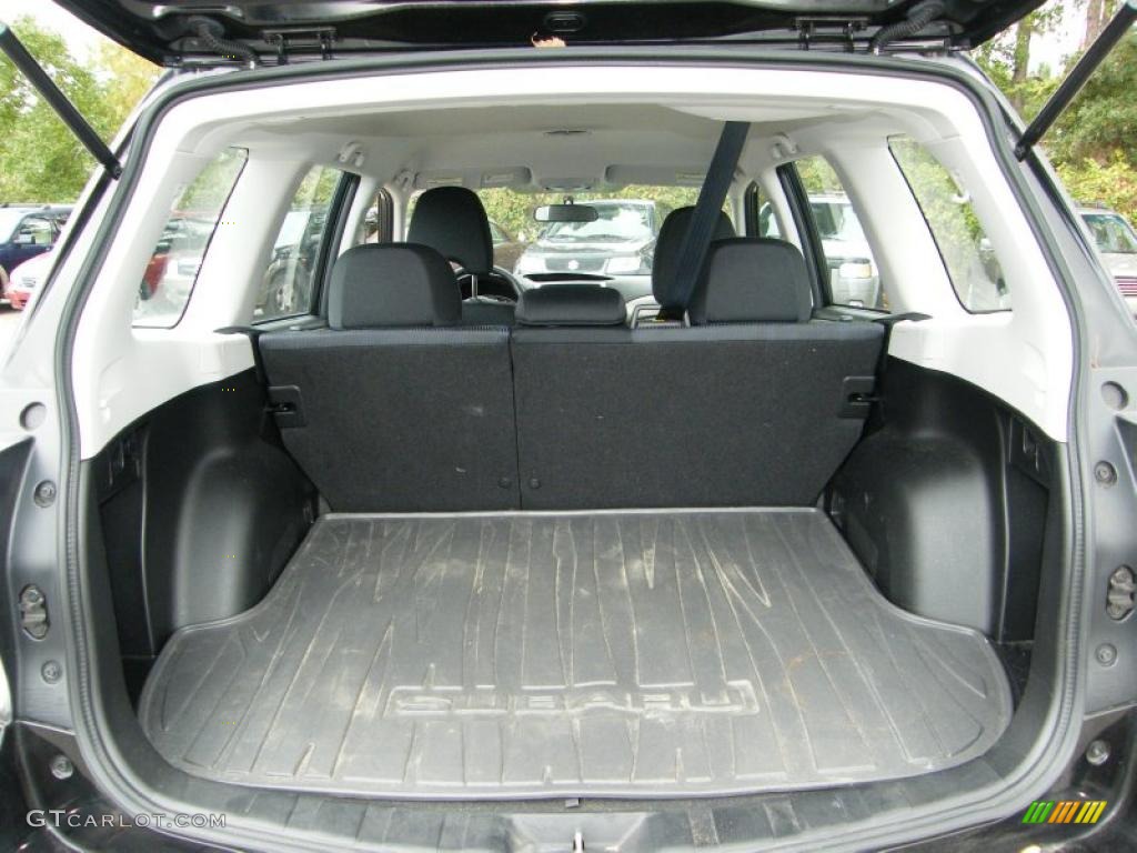 2010 Forester 2.5 X - Obsidian Black Pearl / Black photo #23