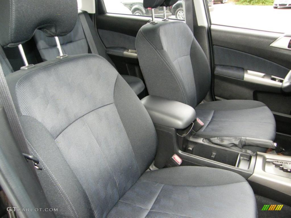 Black Interior 2010 Subaru Forester 2.5 X Photo #39145218