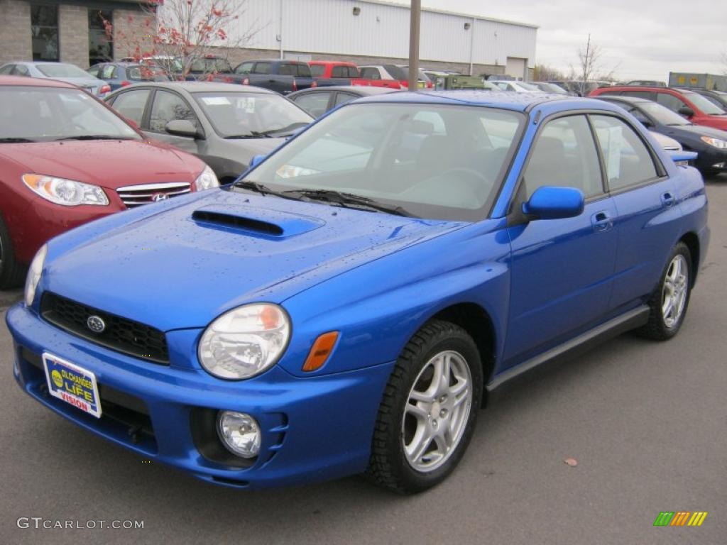 WR Blue Pearl 2002 Subaru Impreza WRX Sedan Exterior Photo #39145362