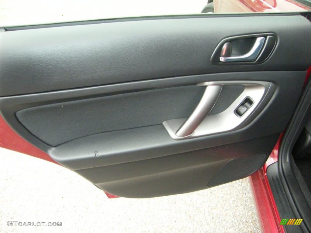 2009 Legacy 2.5i Sedan - Ruby Red Pearl / Warm Ivory photo #24