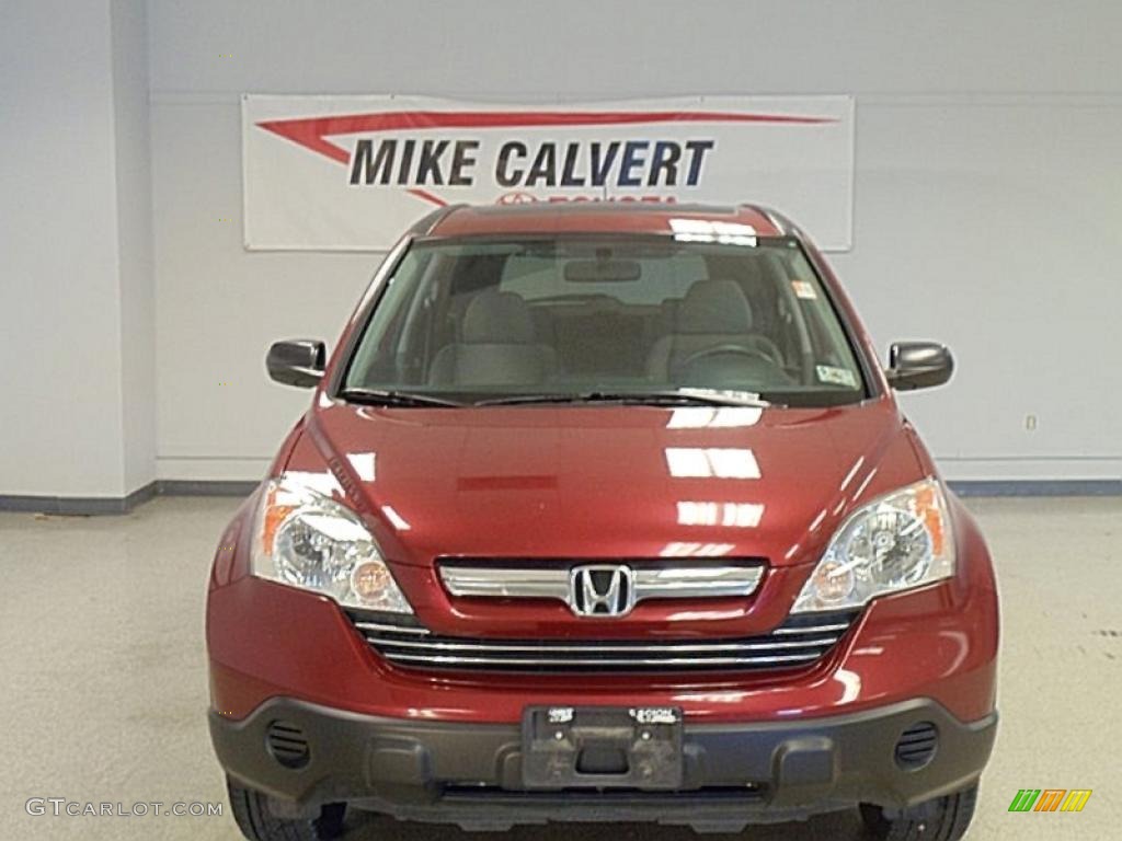 2007 CR-V EX - Tango Red Pearl / Gray photo #2