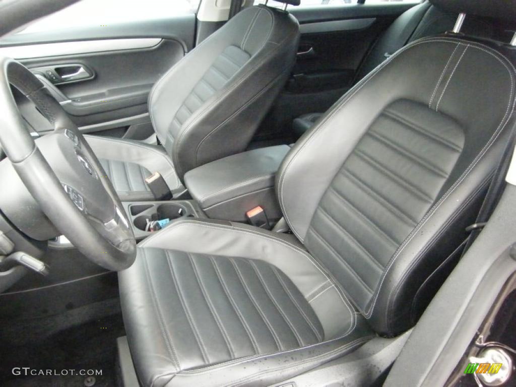 Black Interior 2009 Volkswagen CC Luxury Photo #39147018