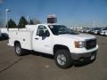2011 Summit White GMC Sierra 2500HD Work Truck Regular Cab 4x4 Chassis Commercial  photo #1